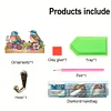 (US Local)Bird DIY Diamond Painting Hanging Hook Wall Hooks No Hole Punching Wall Decor