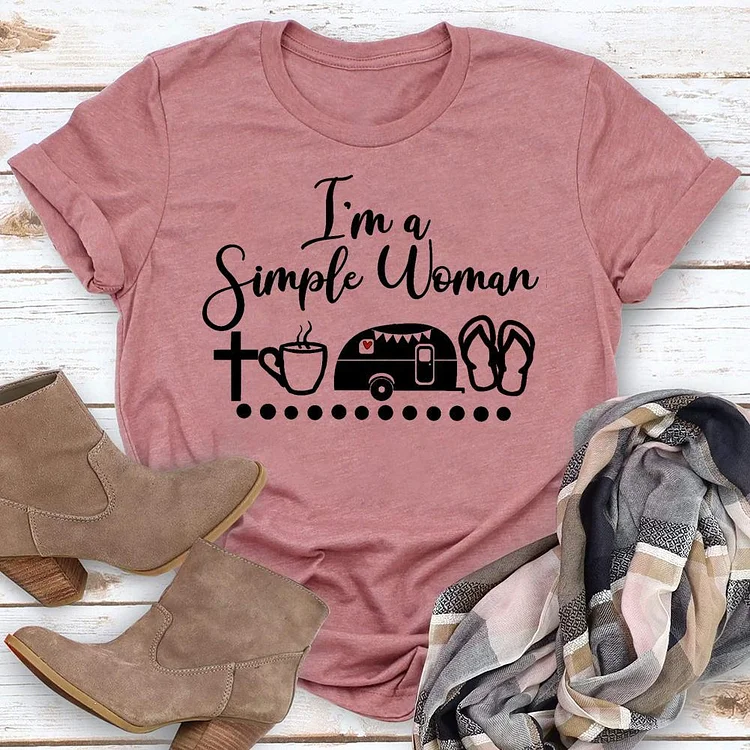 I'm a simple woman T-shirt Tee-03038-Annaletters