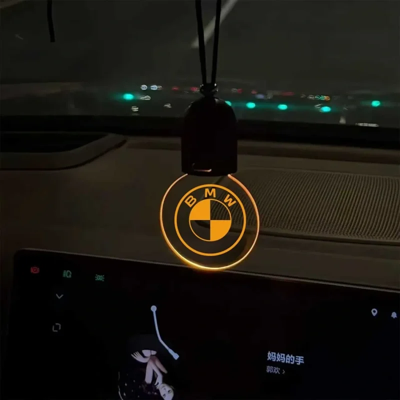 Touch-sensitive car logo and car light pendant