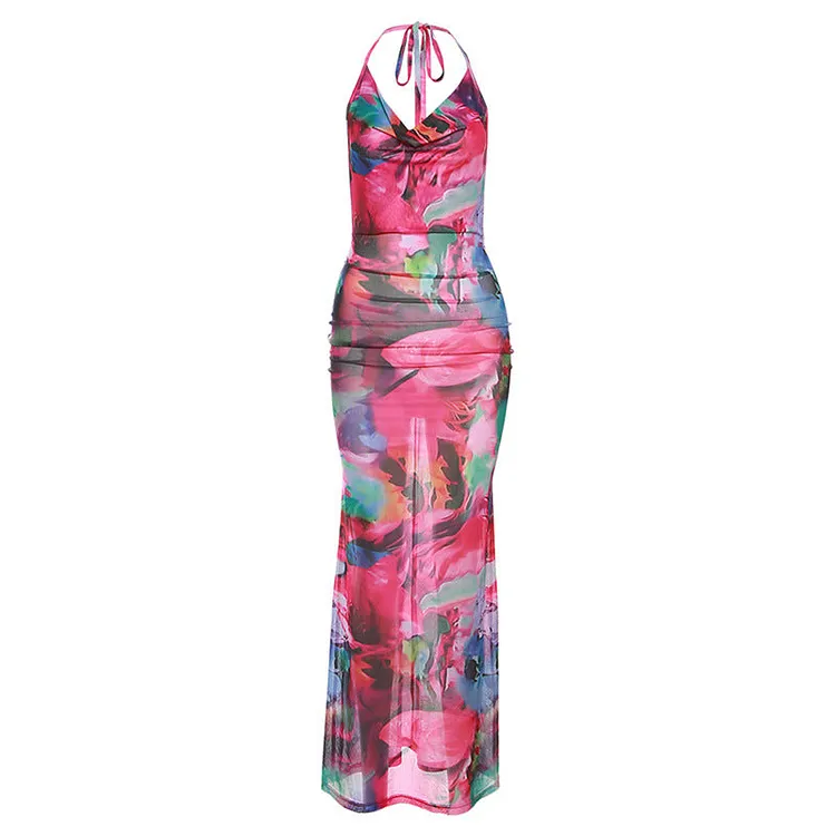Summer Temptation Halter Dress