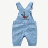 Baby Boy Hat Romper Cotton Bib Long-sleeved Jumpsuit Suit 3Pcs