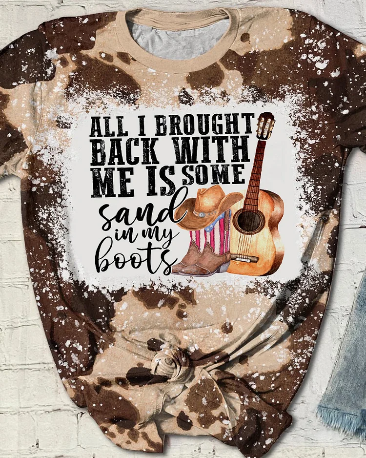 Country Music Bleached Shirt