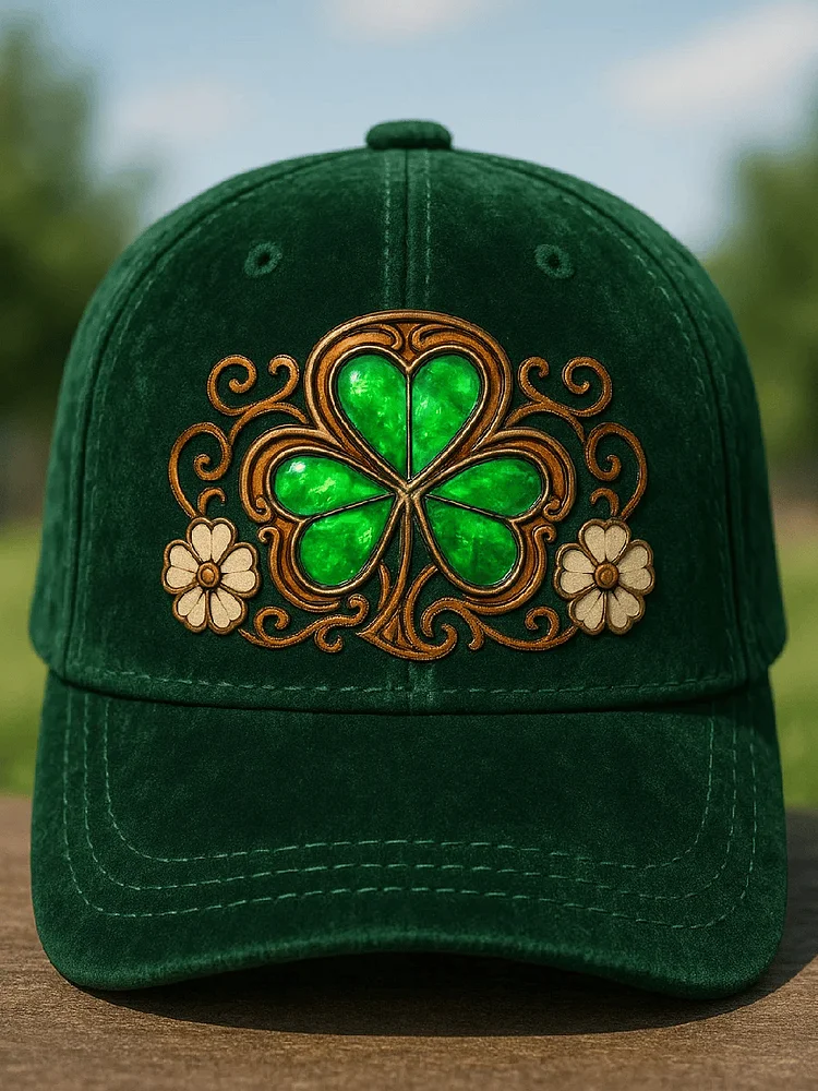 Unisex St. Patrick's Day art print hat 