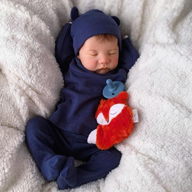 Authentic Silicone Collector's Edition Doll, Mini Reborns 12'' Real Lifelike Sleeping Pierce Reborn Baby Boy 2023 -Creativegiftss® - [product_tag] Creativegiftss.com