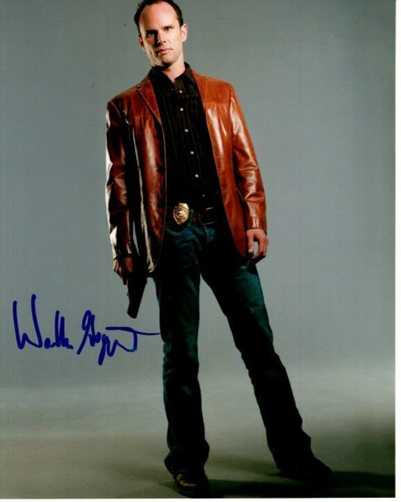 Walton goggins signed autographed justified boyd crowder Photo Poster painting