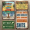 4PCS Wrod - Vintage Metal Signs Set - 20*30cm/30*40cm