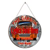 Car Round MDF - Round Wooden Signs(12*12Inch)