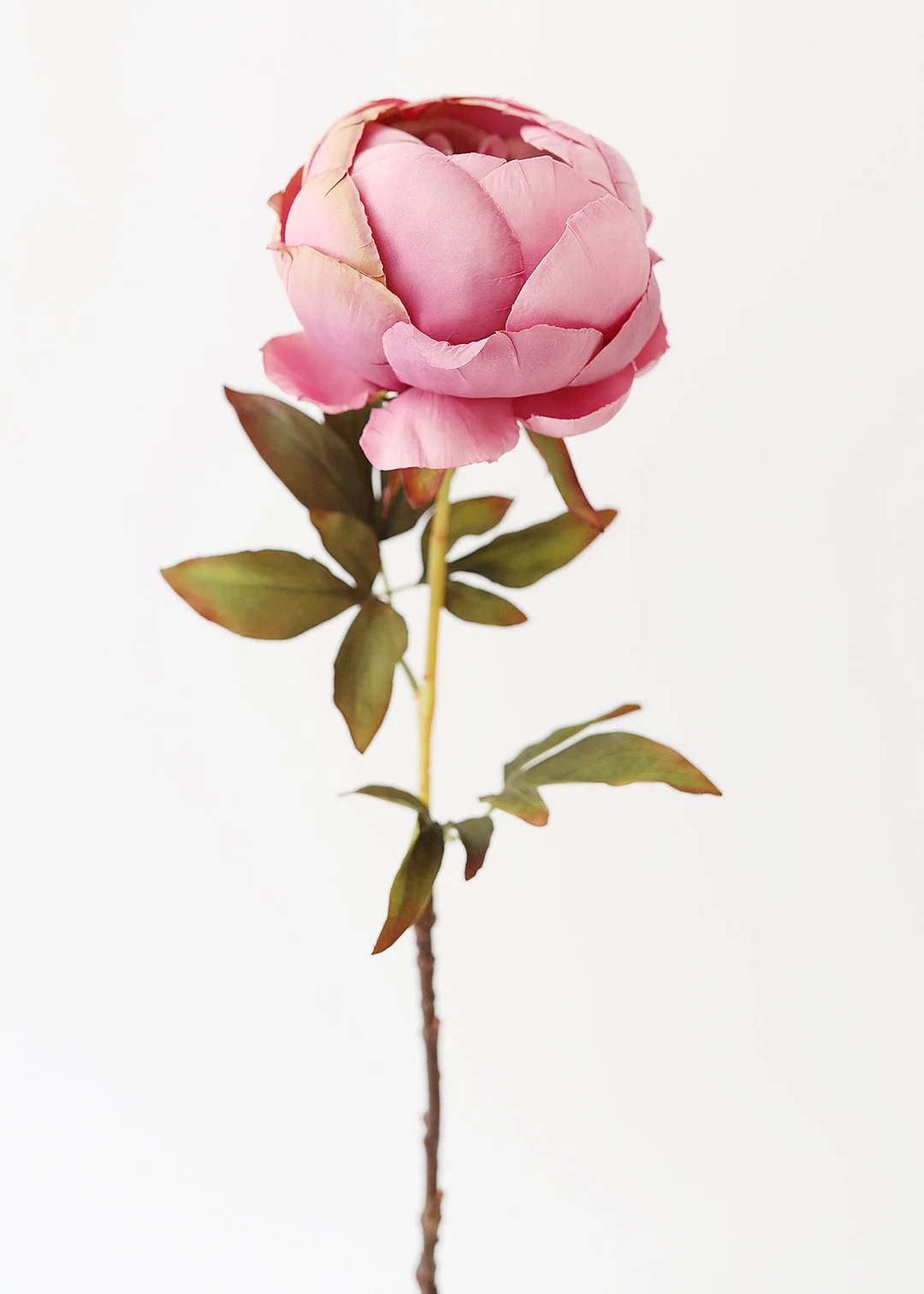 Mauve Artificial Peony Flower - 24"