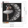 Daisy Flower Ballerina - Round Drill Diamond Painting - 40*40CM