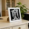 Robe perl&eacute;e en forme sp&eacute;ciale 5d bricolage partiel en diamants &agrave; points kits d&rsquo;art en pierres avec cadre, peintures en diamants, art de pierres pr&eacute;cie