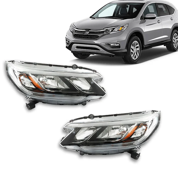SEBLAFF 1 Pair Headlights for 2015 2016 CRV Headlamp Assembly with DRL Driver & Passenger Side 33100T1WA01, 33150T1WA01