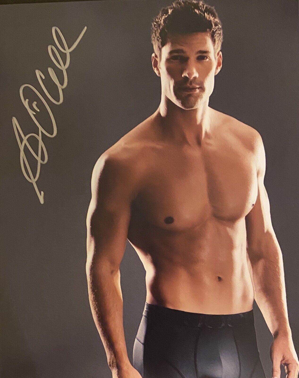 Aaron O'Connell Autograph Signed 8x10 Color Photo Poster painting Male Model Sexy