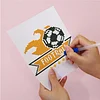 12pcs Football 5D DIY Square Drill Diamond Painting Kits for Adults Beginners Home Decor Diamonds Paintings Gem Art 5.91x7.09in