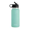 40oz Insulated Cup Mug Straw Lid Stainless Steel Thermos Water Bottle Wide Mouth