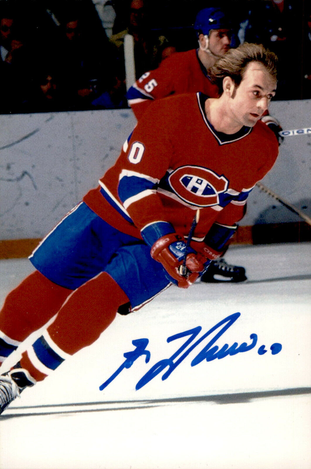 Guy Lafleur SIGNED autographed 4x6 Photo Poster painting MONTREAL CANADIENS #9