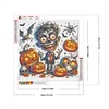 Multistyle Nuits D'Horreur D'Halloween - Peinture Diamant Ronde - 40 X 40 CM