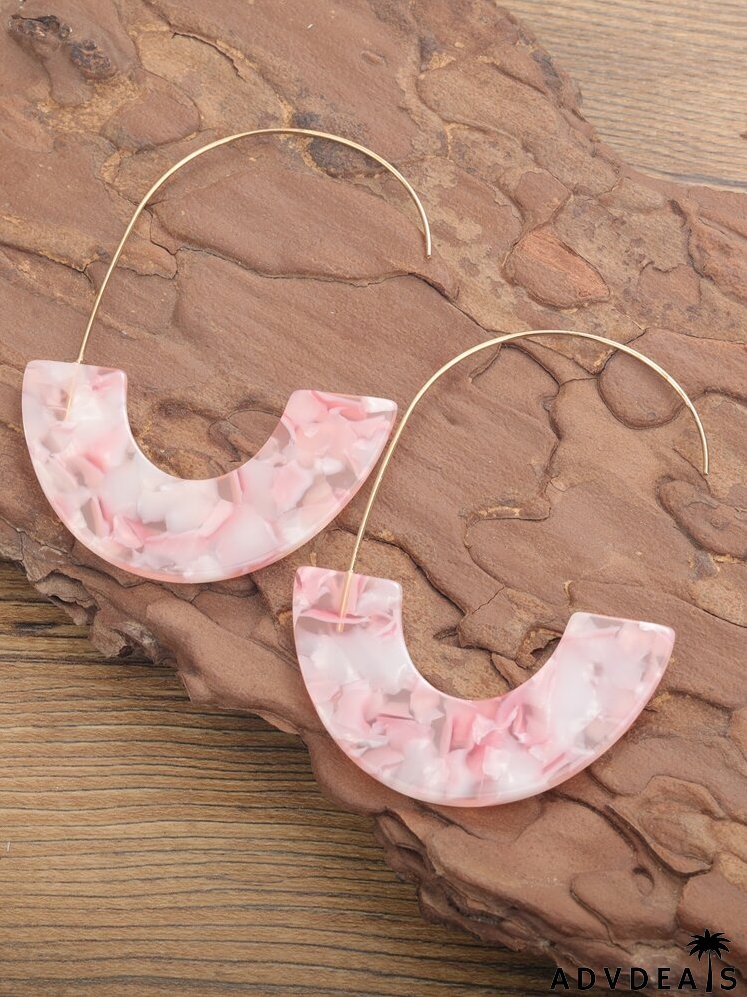 Geo Decor Cuff Hoop Earrings