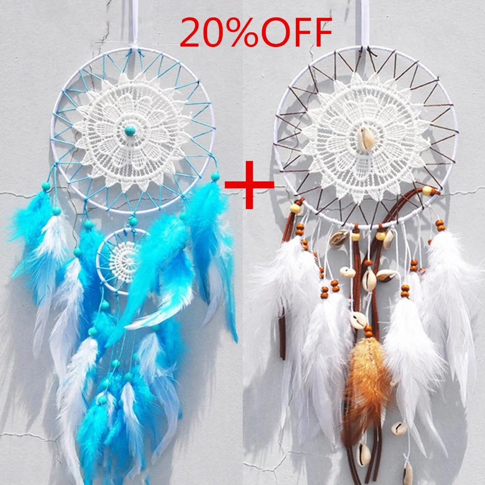 Boho Dream Catcher Nordic Room Decoration White Girls Baby Kids Dreamcatcher Home Decor Wedding Decoration Gift for Women