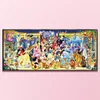 (Big Size)Cartoon Family-11CT Stamped Cross Stitch 140*53cm/55.12*20.87in