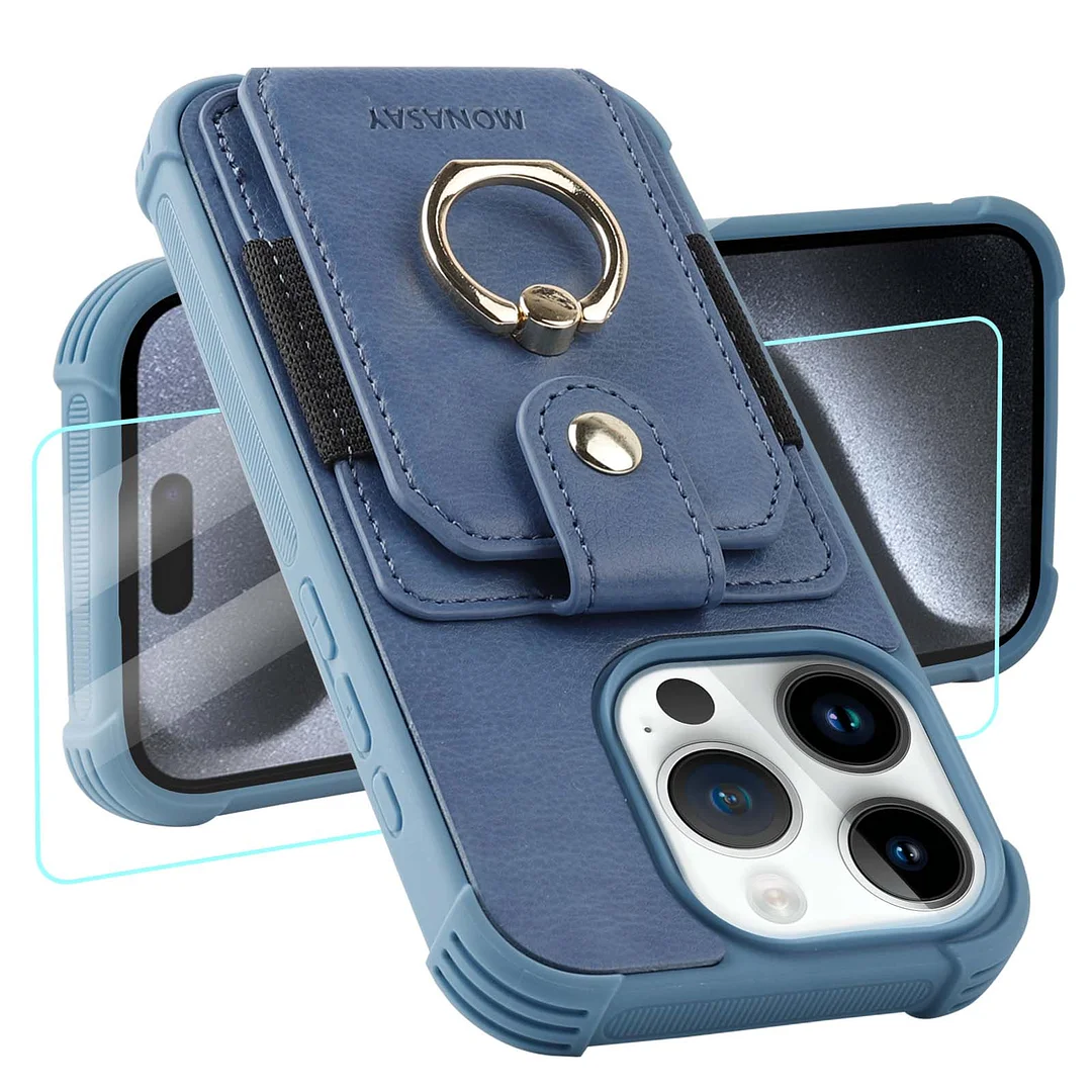 Ring Wallet Case for iPhone 15 Pro Max 5G