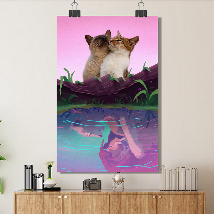 Holiday Gifts Painting Custom The Lion King- Simba & Nala  Switch Glock