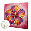 Kits d&rsquo;art en perles en diamants en fleurs en floraison pour adultes avec cadre