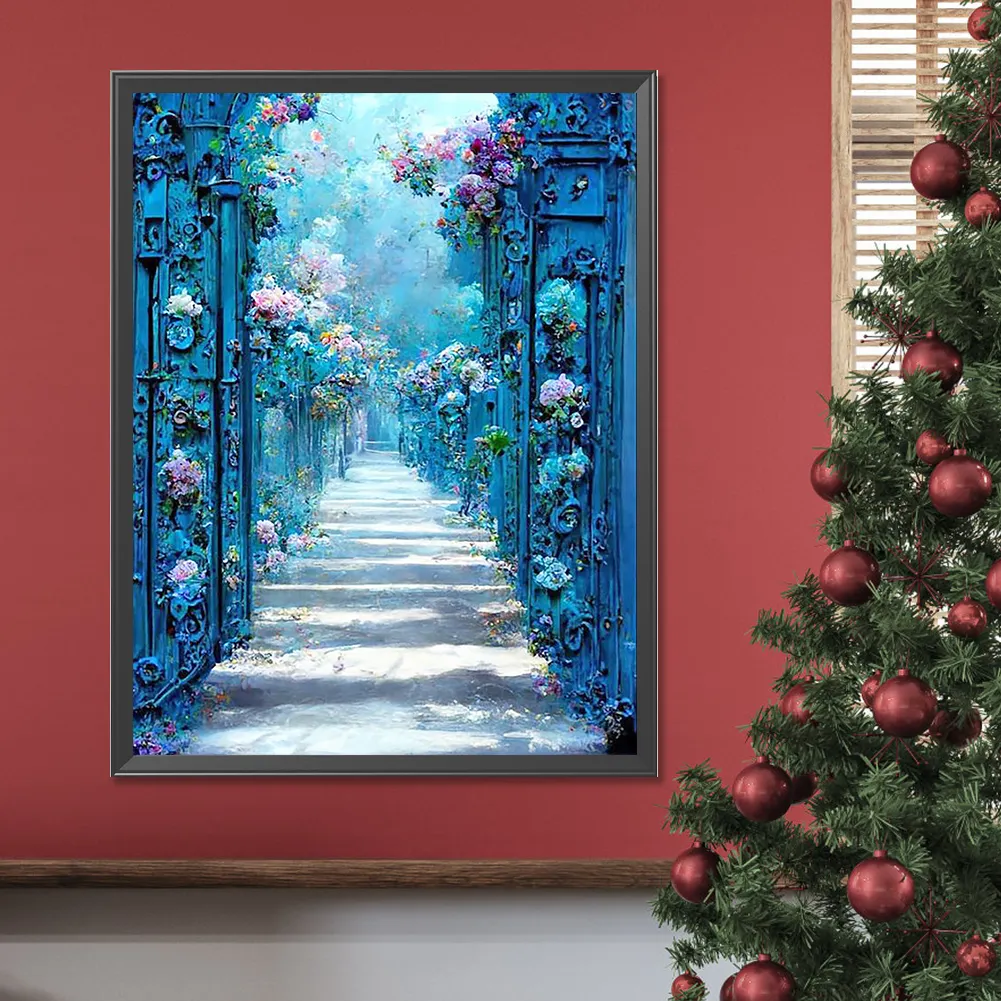 Full Round Diamond Painting 30*40cm - Flower Path