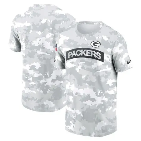 Men's Green Bay Packers  White 2024 Salute To Service Big &amp; Tall Performance T-Shirt
