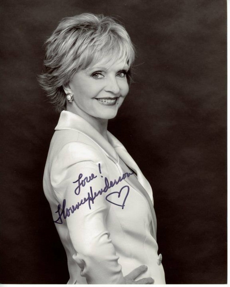 Florence henderson signed autographed Photo Poster painting