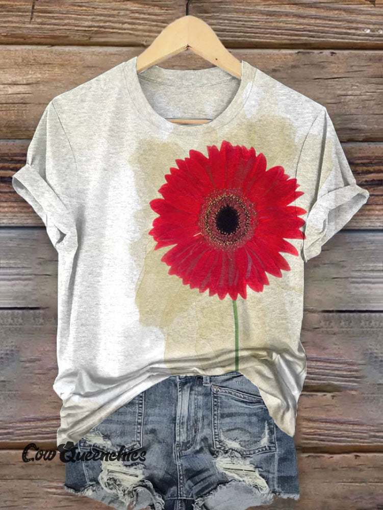 Vintage Art Print T-Shirt Multicolor / S