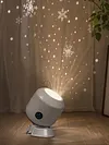 Dynamic Rotating LED Ocean Light Projector Dimmable Brightness & Flexible Stable Base Design Night Light Projector USB Powered & Versatile for Kids Bedroom Decoration