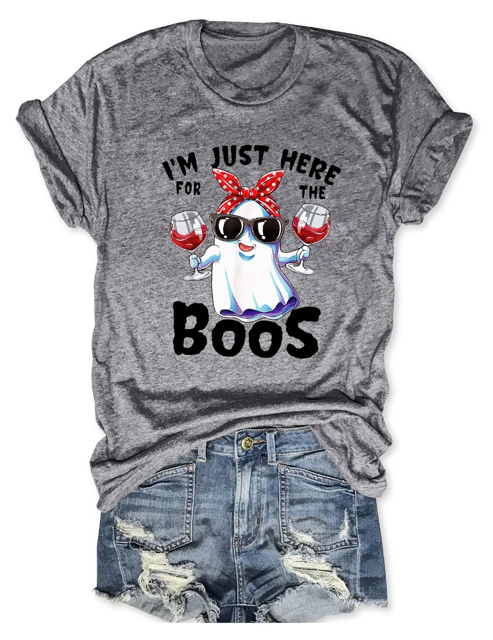 I'm Just Here For The Boos Halloween T-Shirt