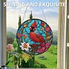 DIY Cardinal Garland Hanging Diamond Art Ornament Window Pendant