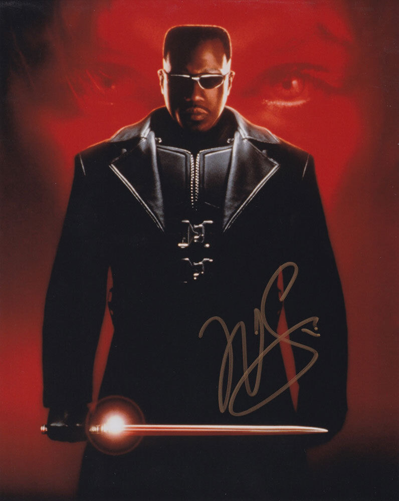 Wesley Snipes In-Person AUTHENTIC Autographed Photo Poster painting SHA #37479