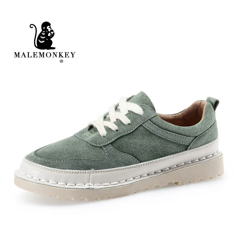 Casual Shoes Women White Flat Shoes 2021 Spring Autumn Fashion Outdoor Round Toe Lace up Breathable Comfortable Female Shoes