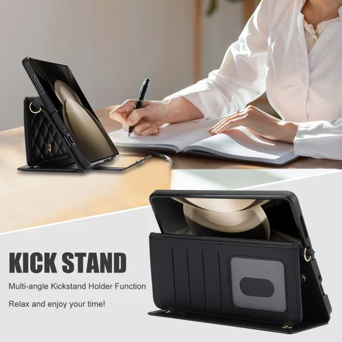 Samsung Z FOLD6 Chanel style folding phone case