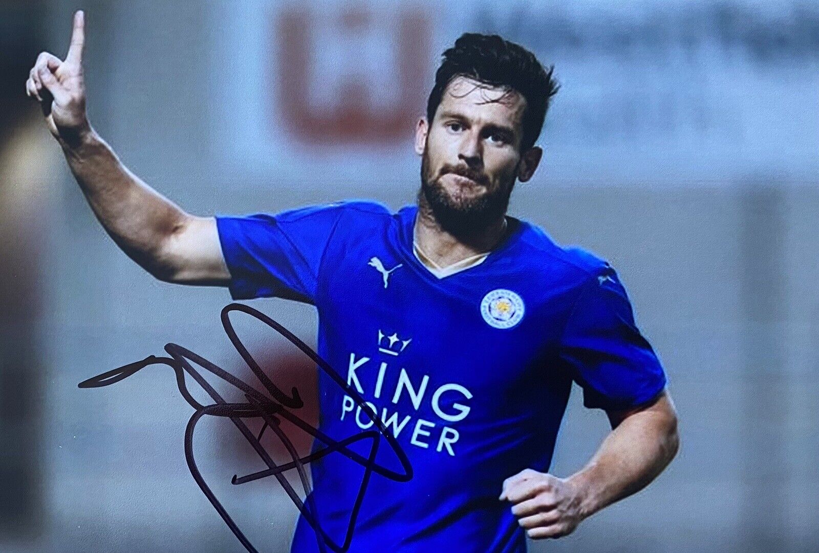 David Nugent Genuine Hand Signed Leicester City 6X4 Photo Poster painting 2