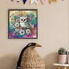 (Multi-Style)Animal-Partial Special Shaped Diamond Painting 40*40CM