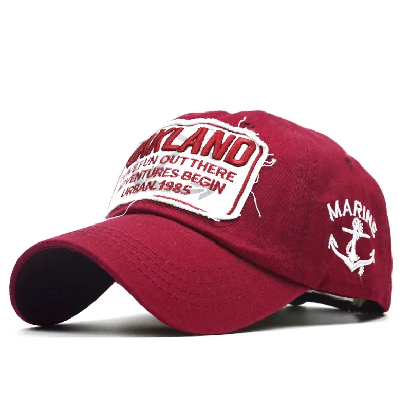 Men & Women Baseball Cap/OAKLAND spirit embroidery Outdoor Fitted Hat