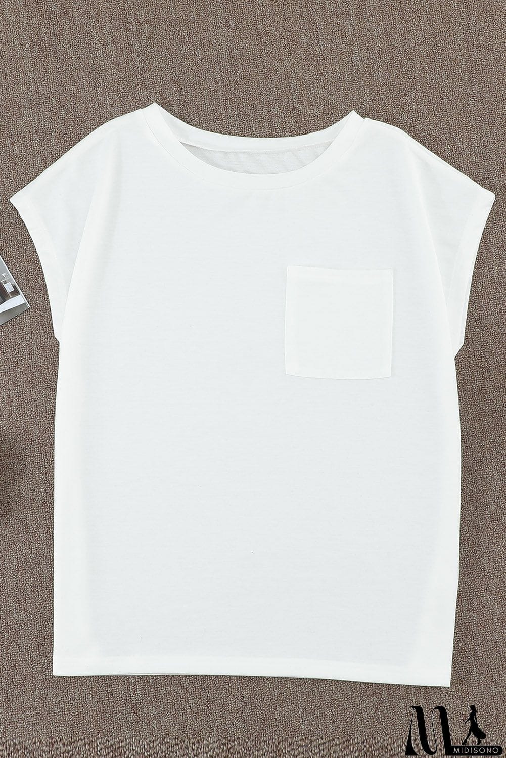 MidiSono - Pocketed Tee with Side Slits
