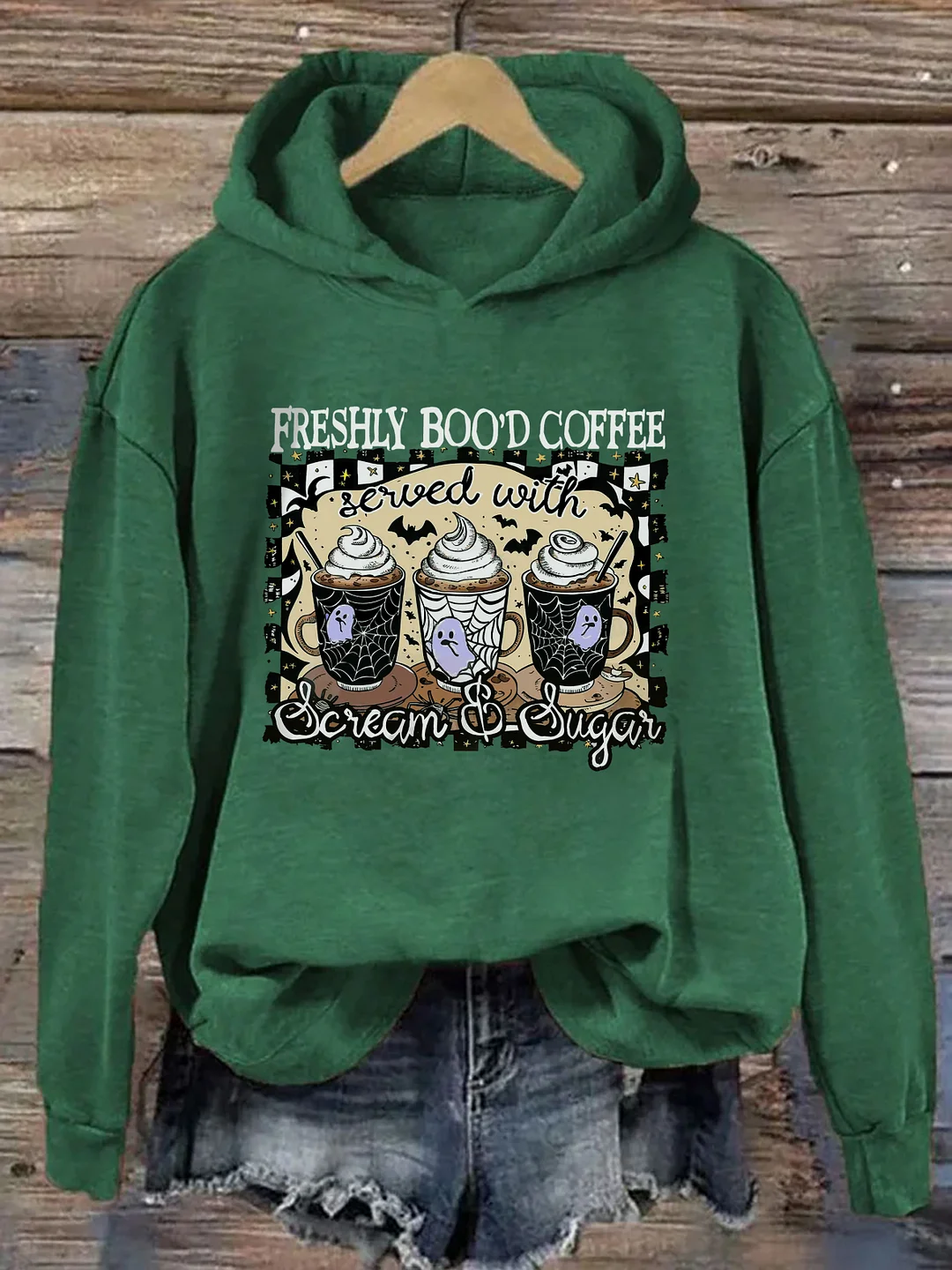 Freshly Boo&rsquo;d Coffee Halloween Hoodie