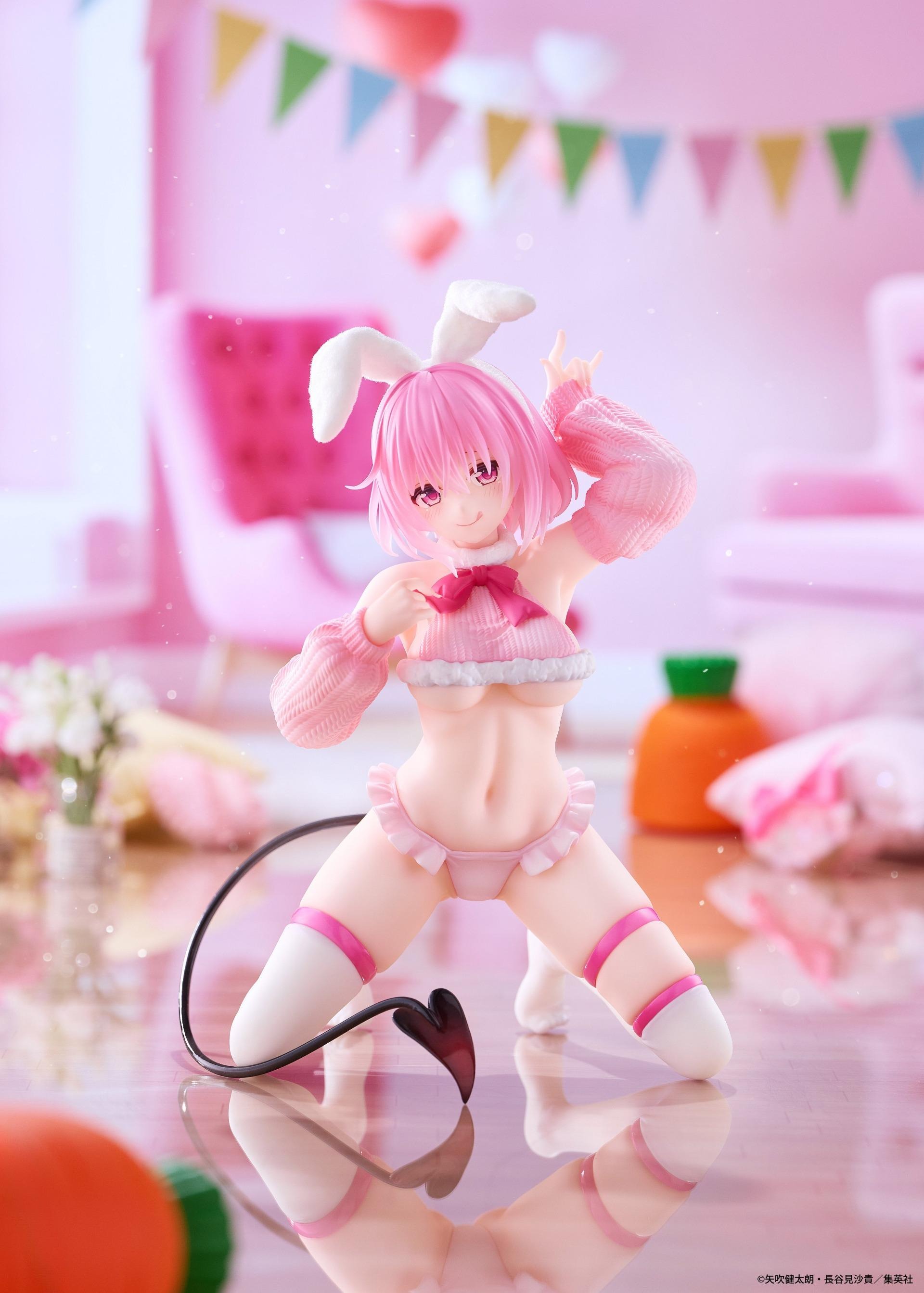 Taito - To LOVE-Ru Darkness - MOFLOCK Figure - Momo: Fluffy Bunny Ver. (Licensed)-