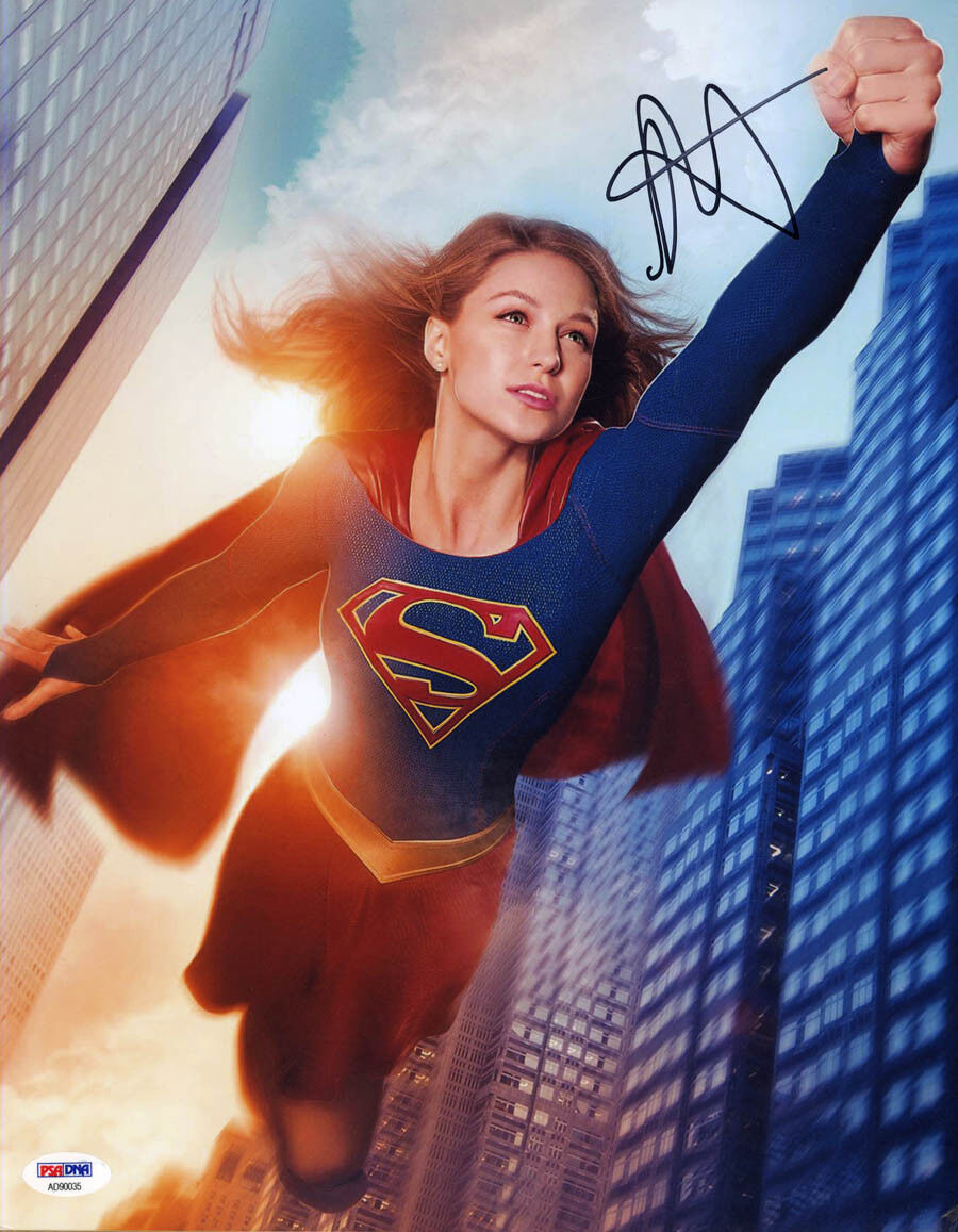 Melissa Benoist SIGNED 11x14 Photo Poster painting Kara Danvers Supergirl PSA/DNA AUTOGRAPHED