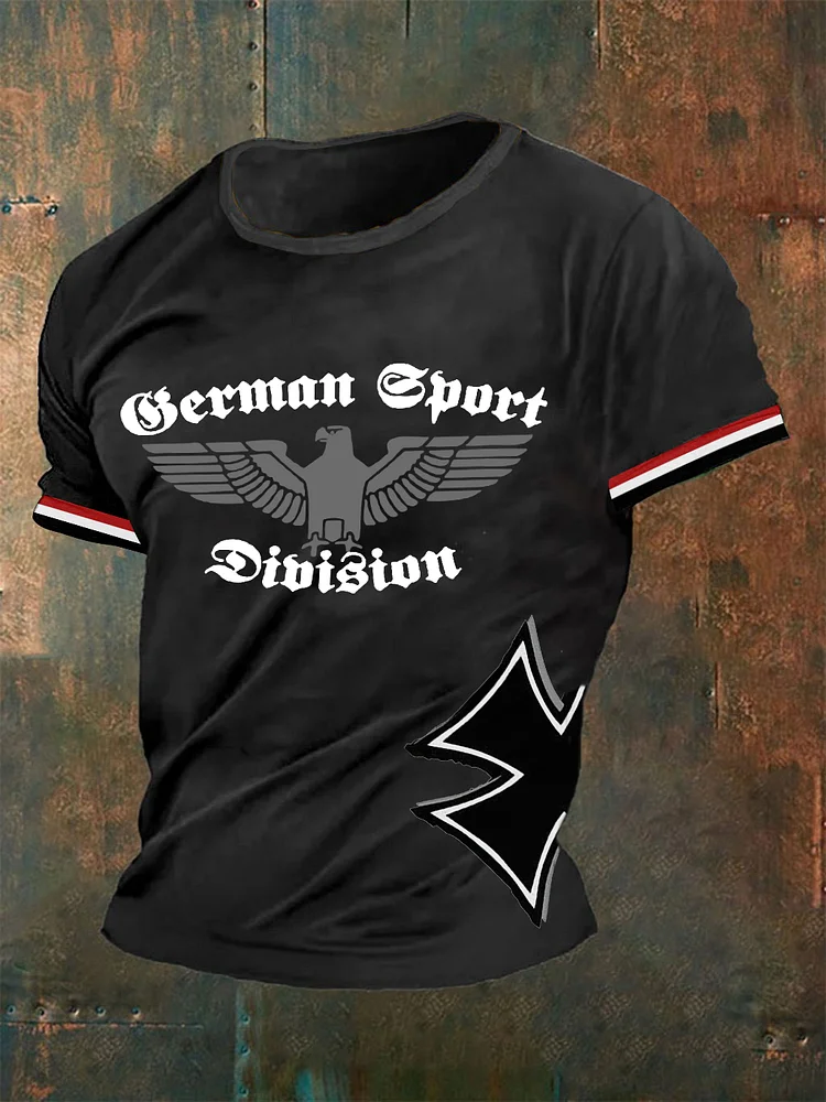 Deutsches Sport Division T-Shirt f&uuml;r M&auml;nner