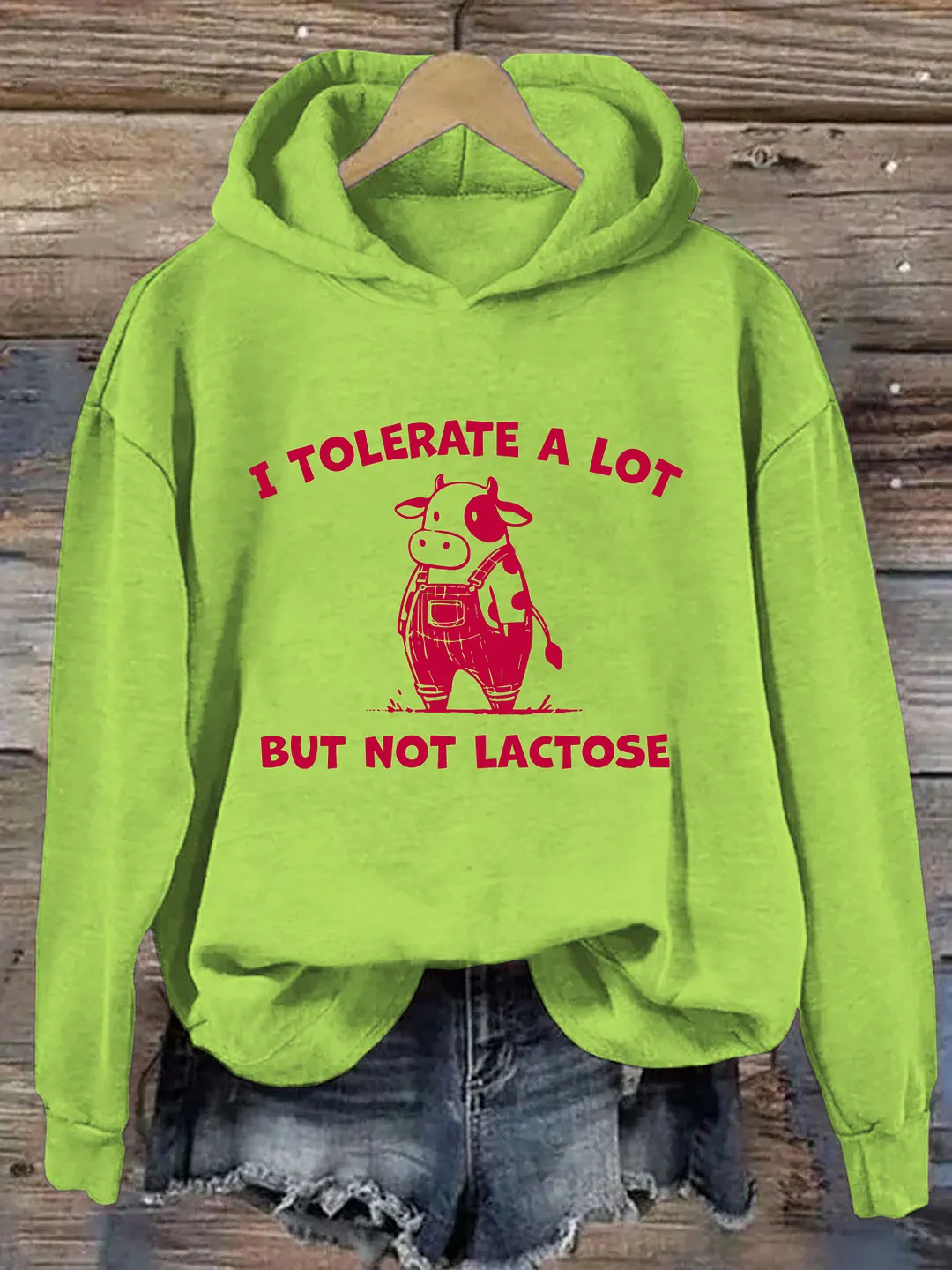 Lactose Intolerance Cow Hoodie