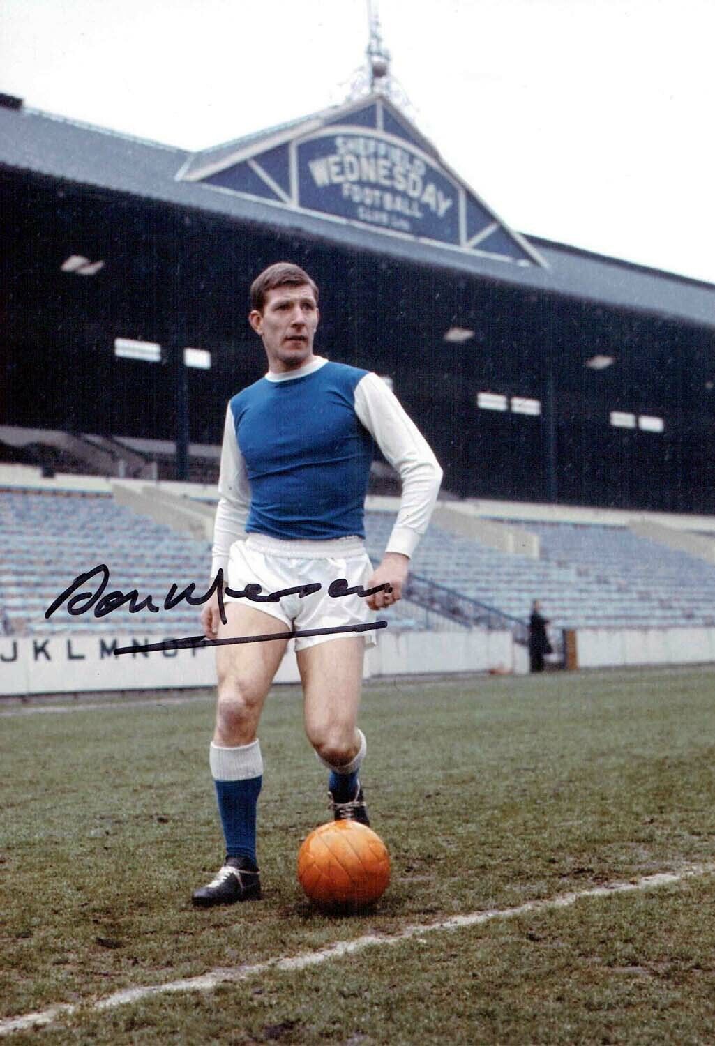 Don MEGSON Signed Autograph Photo Poster painting B Sheffield Wednesday OWLS Legend AFTAL RD COA