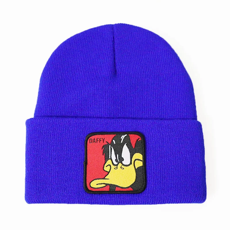 Animation Daffy DuckBeanie  Animal Knitted Hat Wool Hat Hip Hop Ski Pullover Hat