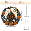Haunted House Wreath 2D Flat DIY Diamond Painting Pendant Wall Decor 24cm