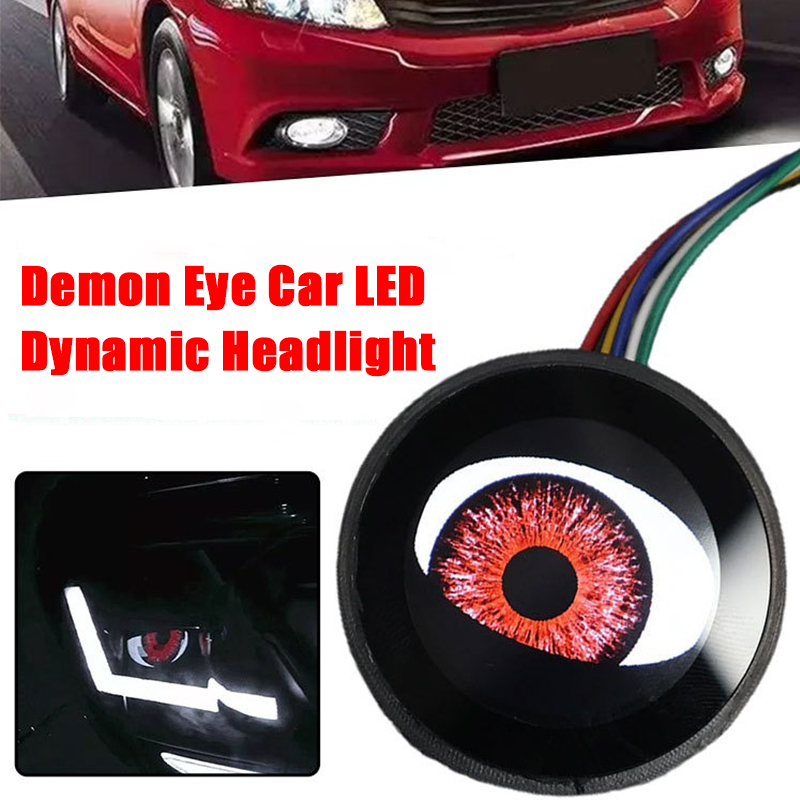 Demon Eye Car LED Dynamic Headlight