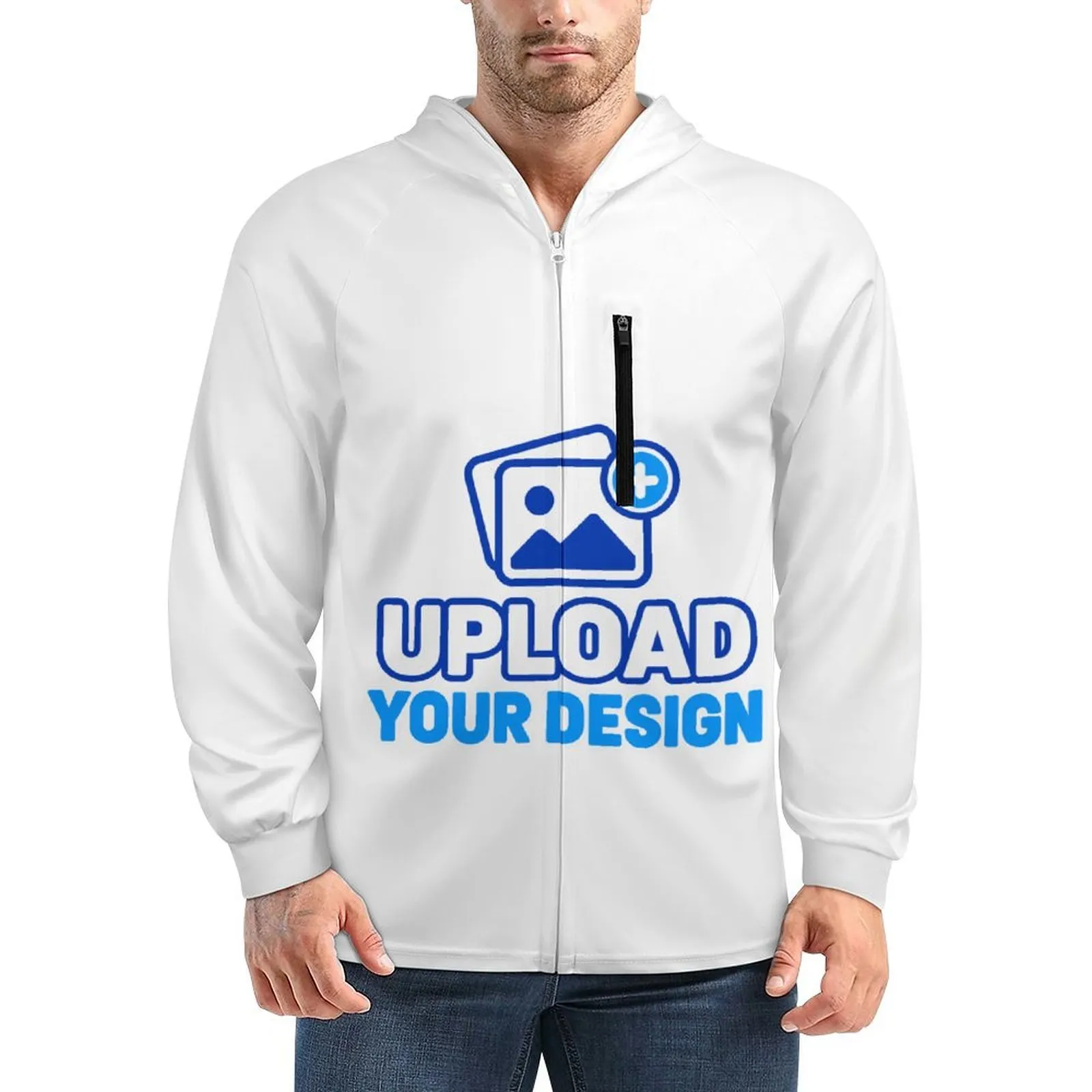 Men's Hooded Fishing Suit custom product view 8